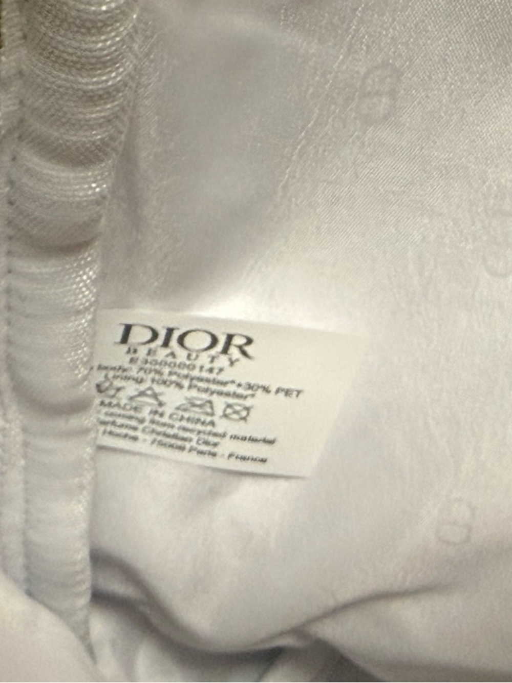 Dior Gold Metallic Straw Tote Bag with Logo Accent- GWP - Picture 5 of 12